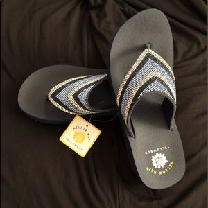 Blue Sparkle Mellow Mat Yellowbox Sandals
